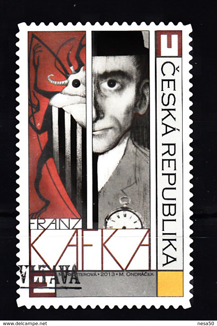 Ceska Republik 2013 Mi Nr 771; Franz Kafka - Gebruikt