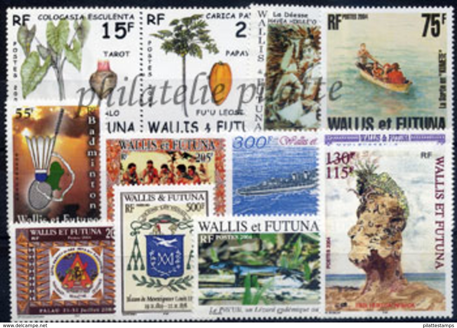 -Wallis & Futuna Année Complète 2004 - Volledig Jaar