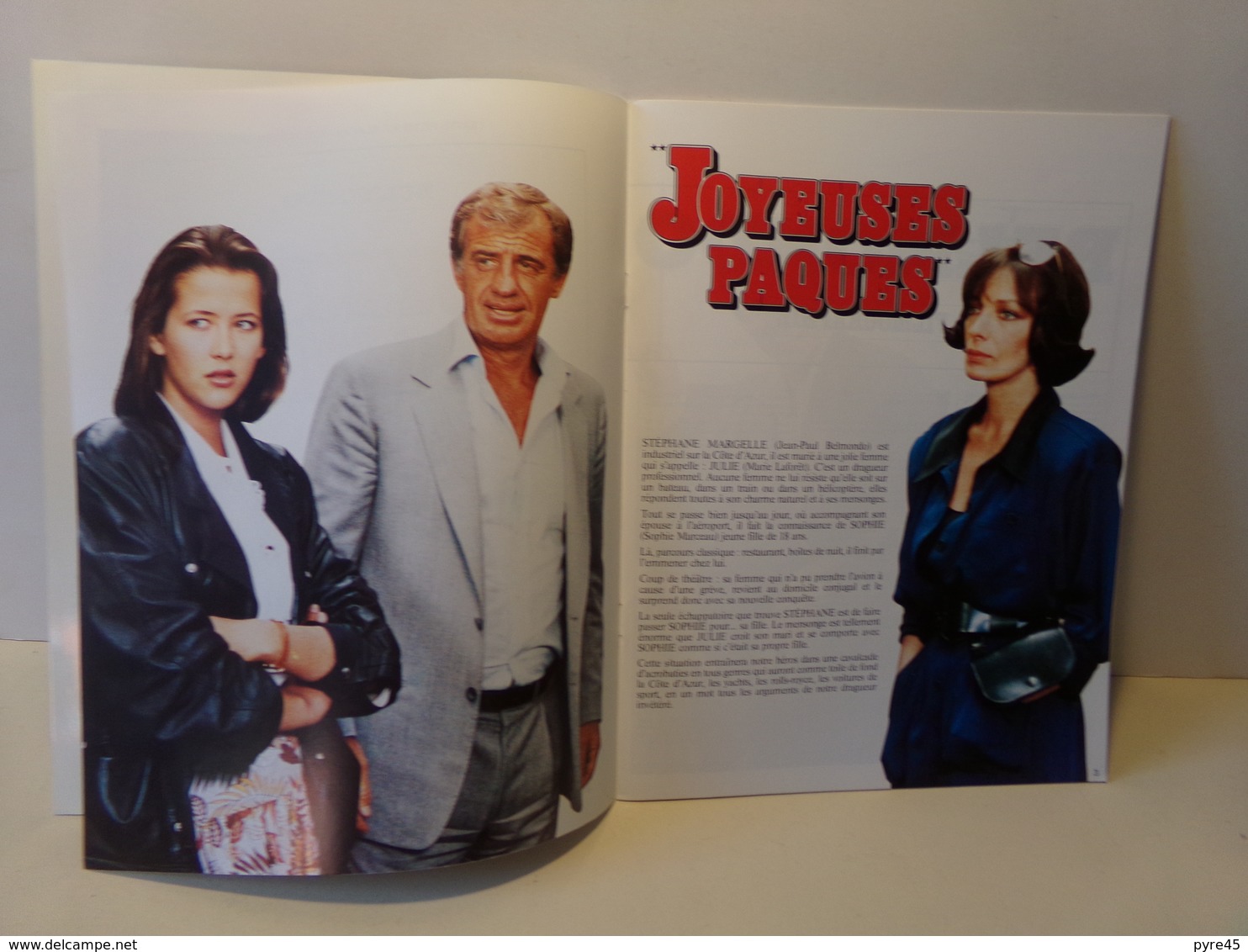 Publicitaire Pour La Sortie Du Film " Joyeuses Paques " Avec Belmondo - Magazines