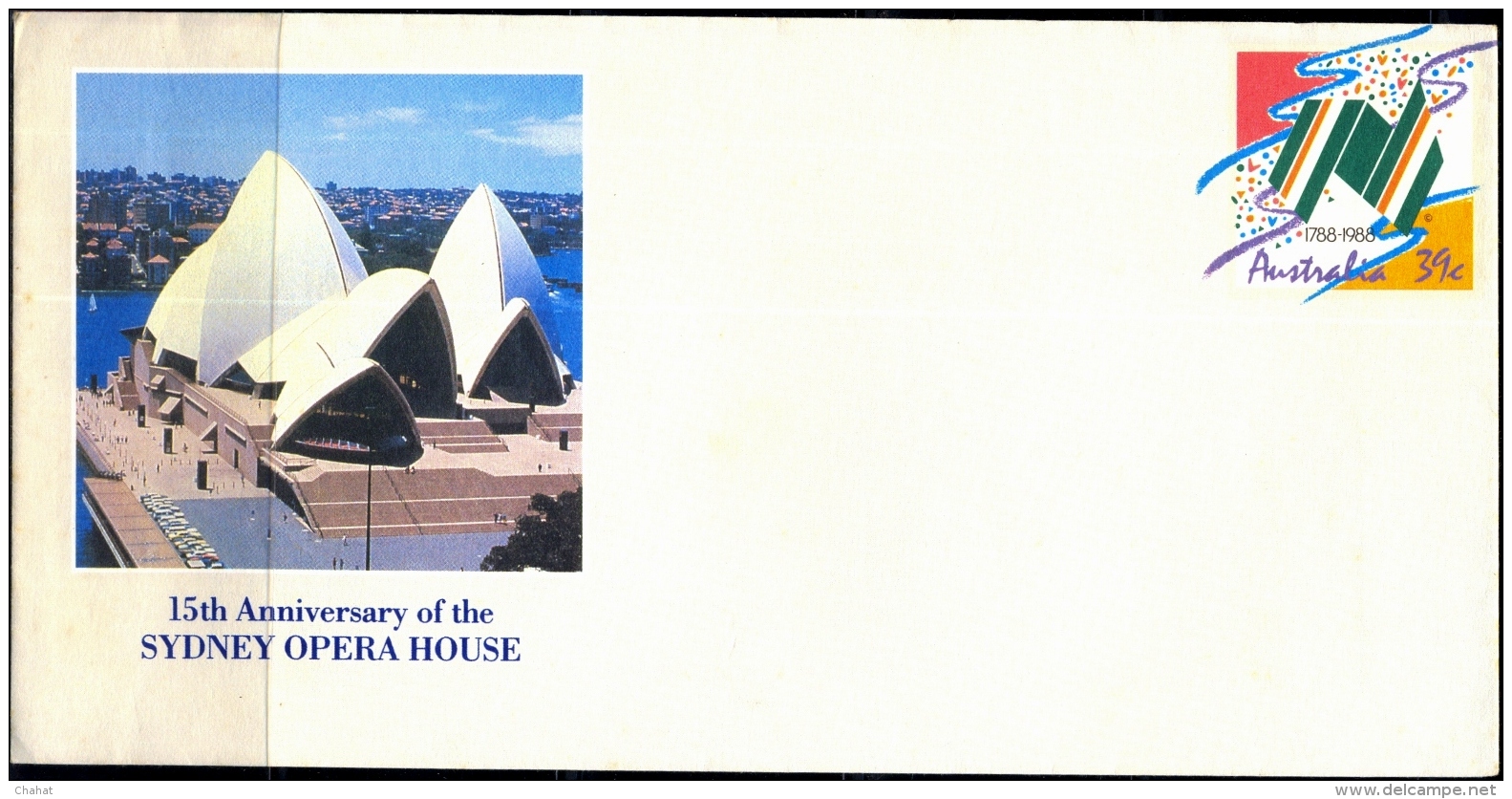 SYDNET OPERA HOUSE-PREPAID-PRESTAMPED COVER-AUSTRALIA-UNUSED-ABC-47 - Other & Unclassified