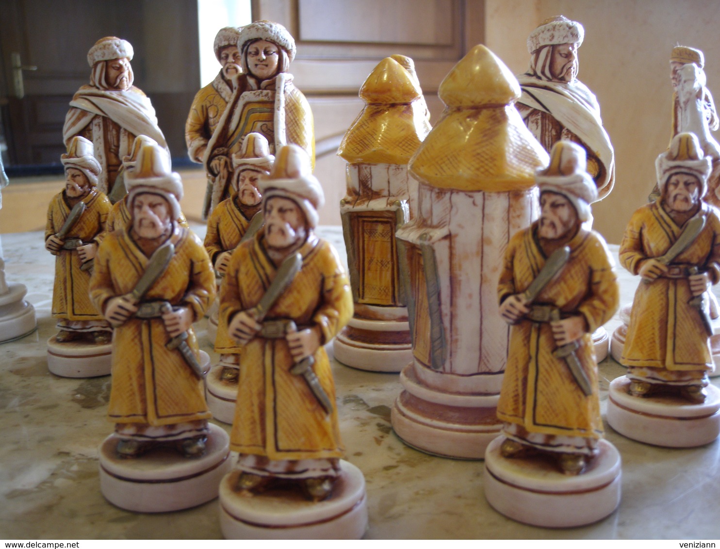 Boite NIGRI - Ensemble De Jeu D'échecs Russe - La Bataille De KAZAN - 32 Figurines Peintes à La Main - Otros & Sin Clasificación