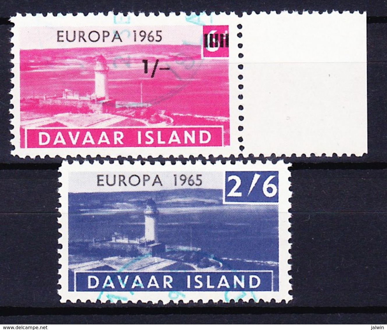 DAVAAR ISLAND (Emission Locale) - 1965 EUROPA SERIE (+ BLOC ET BLOC LUXE) Obl. LIGHTHOUSE / PHARE - Ortsausgaben