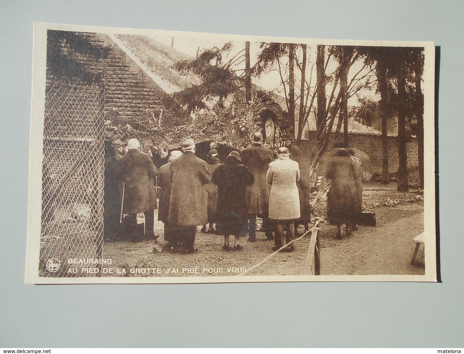 BELGIQUE NAMUR BEAURAING AU PIED DE LA GROTTE J'AI PRIE POUR VOUS - Beauraing