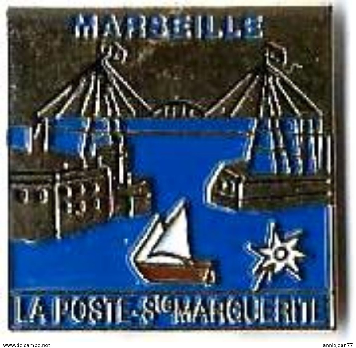 LP97 - LA POSTE - MARSEILLE - STE MARGUERITE - Verso : SM - Postes