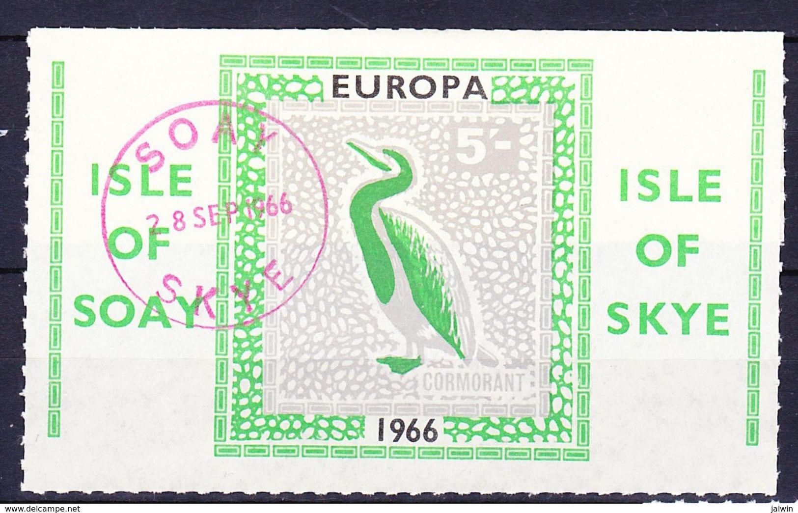 ISLE OF SOAY (Emission Locale) - 1966 EUROPA SERIE (+ BLOC ET BLOC LUXE) Obl. Birds / Oiseaux - Local Issues