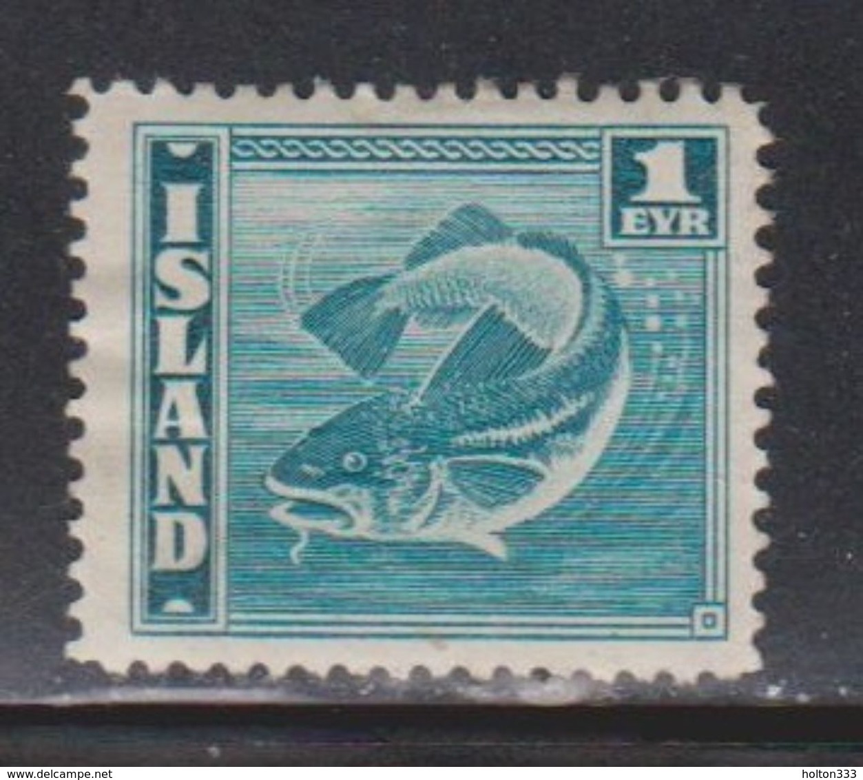 ICELAND Scott # 217 MH - Codfish - Unused Stamps