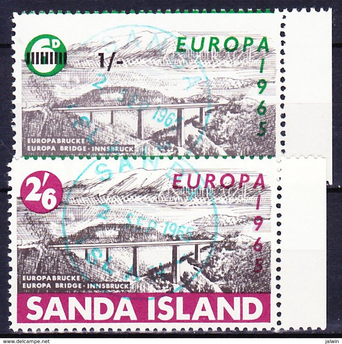 SANDA ISLAND (Emission Locale) - 1965 EUROPA SERIE (+ BLOC ET BLOC LUXE) Obl. - Local Issues