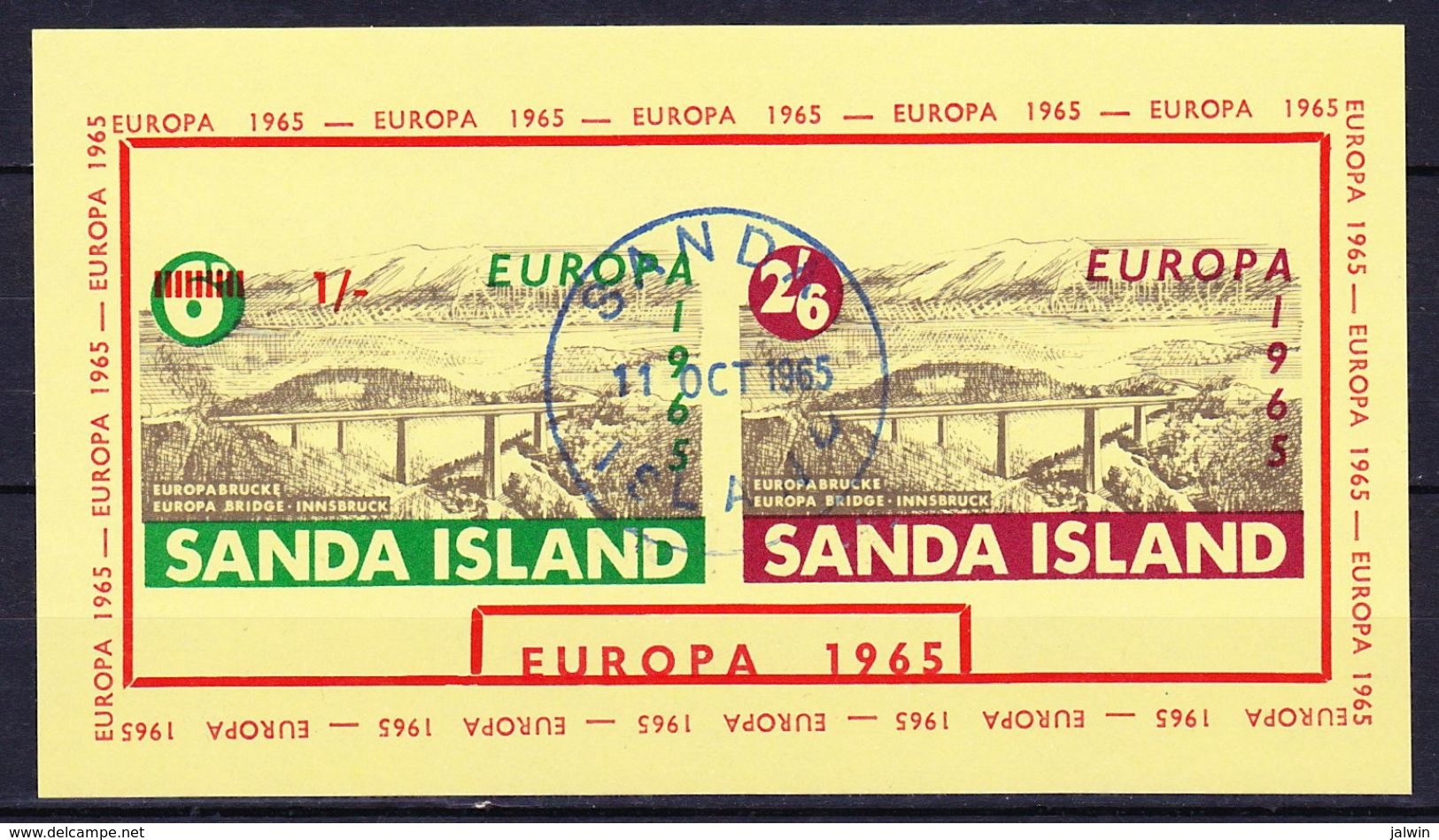 SANDA ISLAND (Emission Locale) - 1965 EUROPA SERIE (+ BLOC ET BLOC LUXE) Obl. - Local Issues