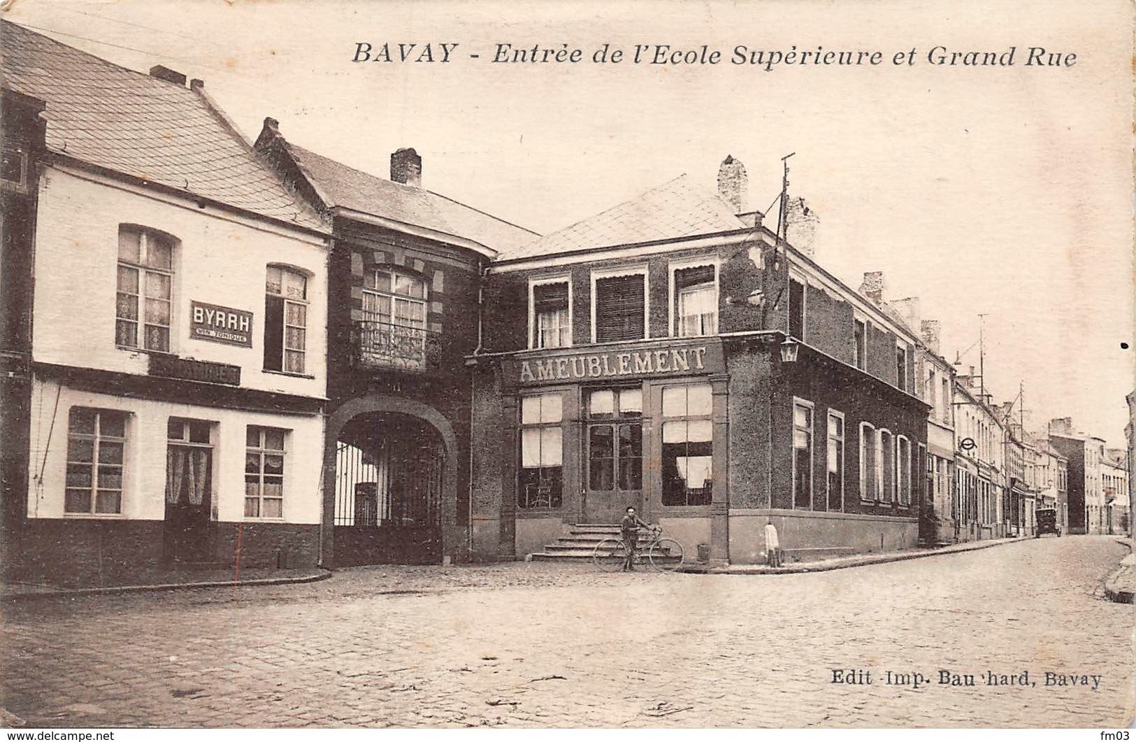 Bavay école Supérieure Byrrh - Bavay