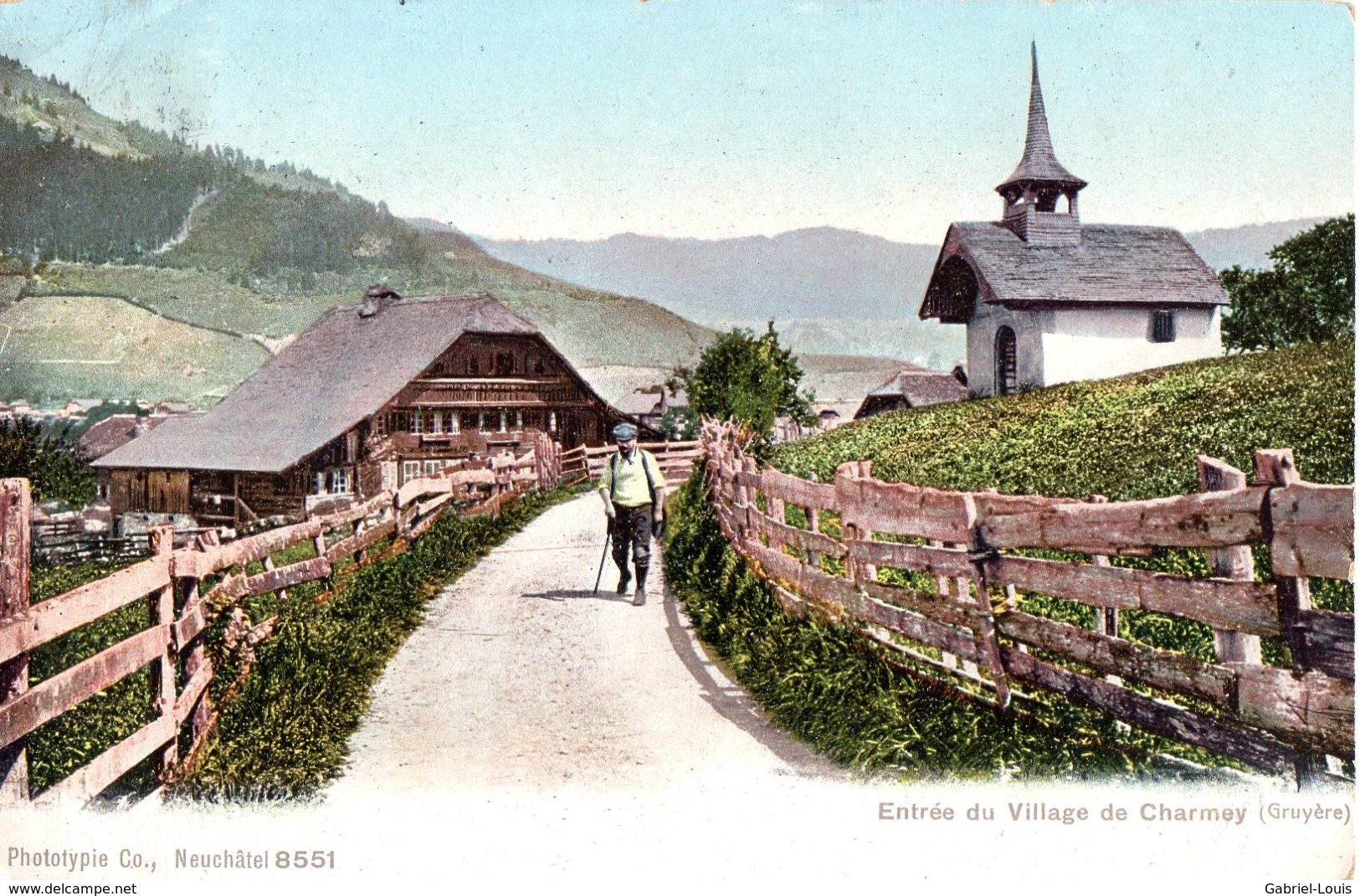 Entrée Du Village De Charmey - Charmey