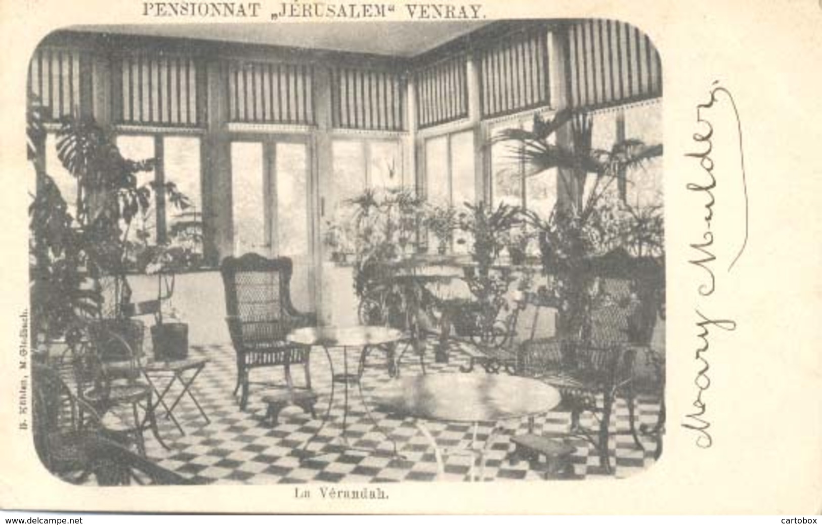 Venray, Pensionnat "Jerusalem" , La Verandha   (doorloper 1900 - 1905) - Venray