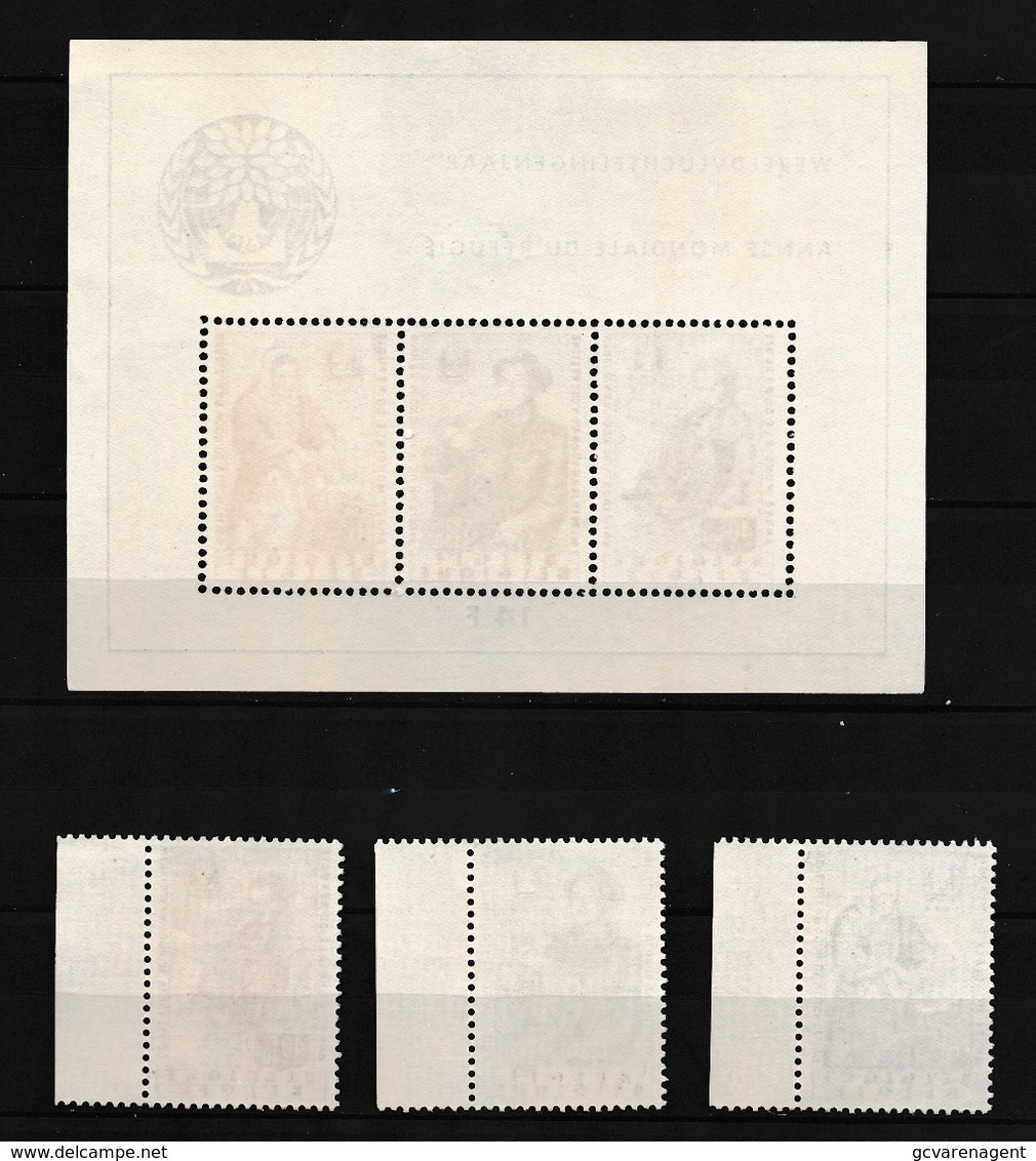 6 WAARDEN 1960  N° 1125/1127 + BLOK 1128/1130  - POSTFRIS   - ZIE 2 AFBEELDINGEN - Unused Stamps