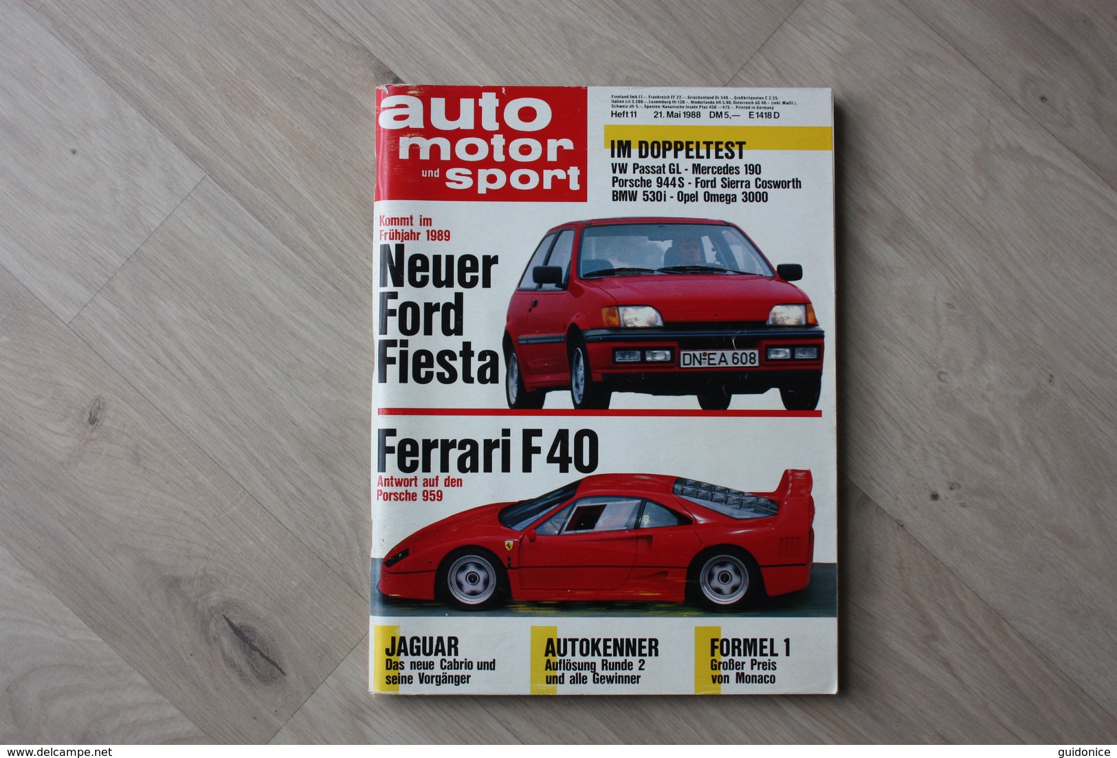 Auto Motor Und Sport - Heft 11/ Mai 1988 - Cars & Transportation