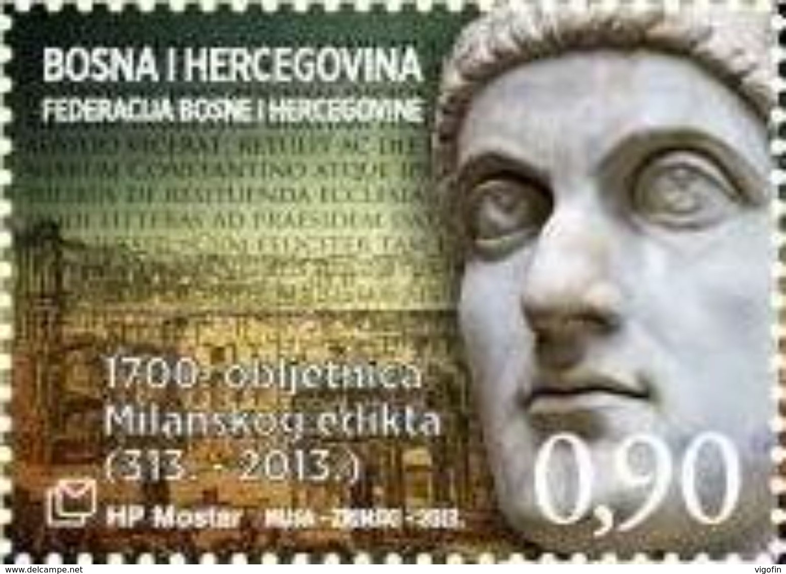 BHHB 2013-358 KONSTANTI GREAT, BOSNA AND HERZEGOVINA, 1 X 1v, MNH - Bosnie-Herzegovine