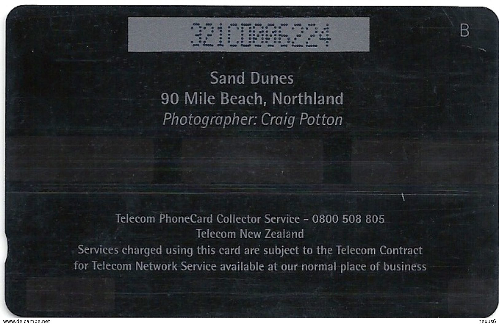 New Zealand - Sand Dunes - General Issue -  321CO, 10$, 1996, 33.000ex, Used - Nieuw-Zeeland