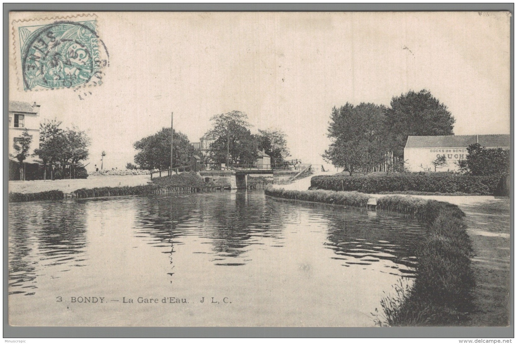 CPA 93 - Bondy - La Gare D'Eau - Bondy