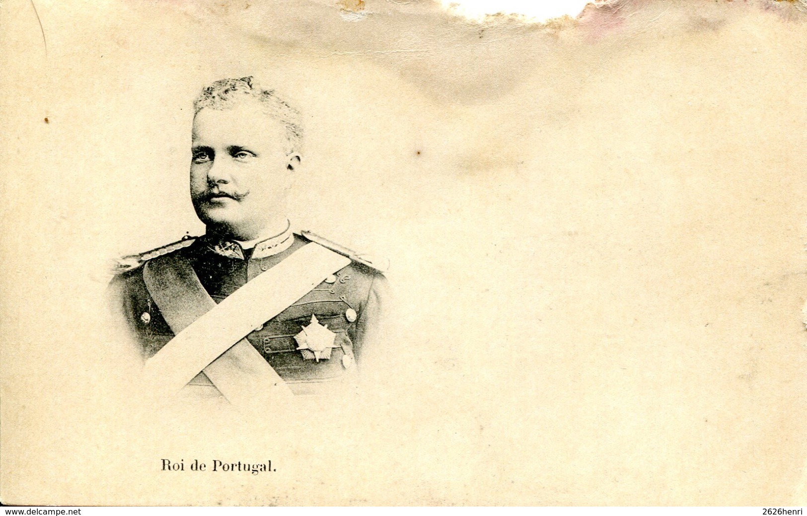 2 CPAs Portugal, Reine Amélie D'Orléans Et Roi Charles 1er De Portugal - Familles Royales
