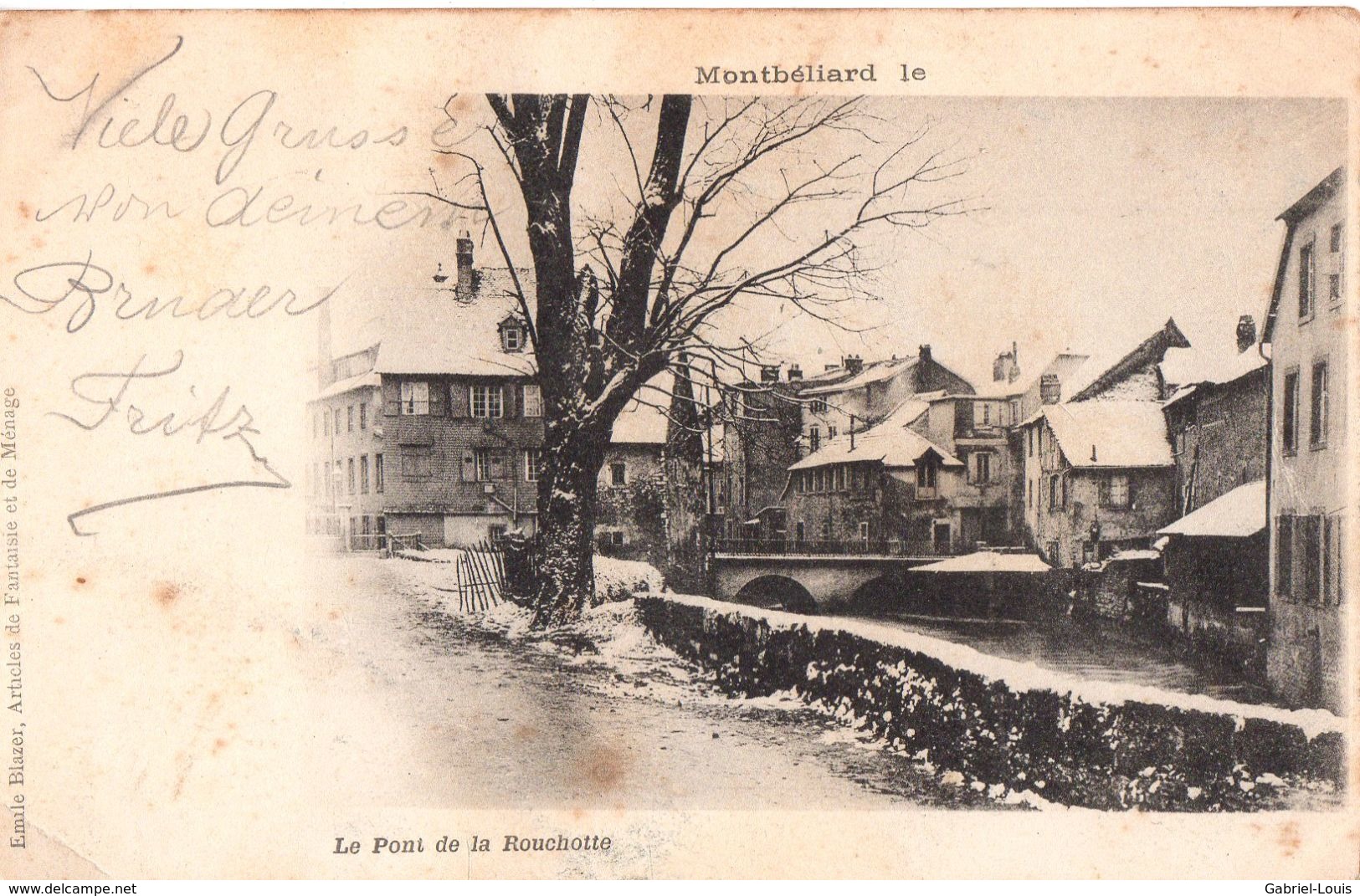 Montbéliard Le Pont De La Rouchotte - Montbéliard