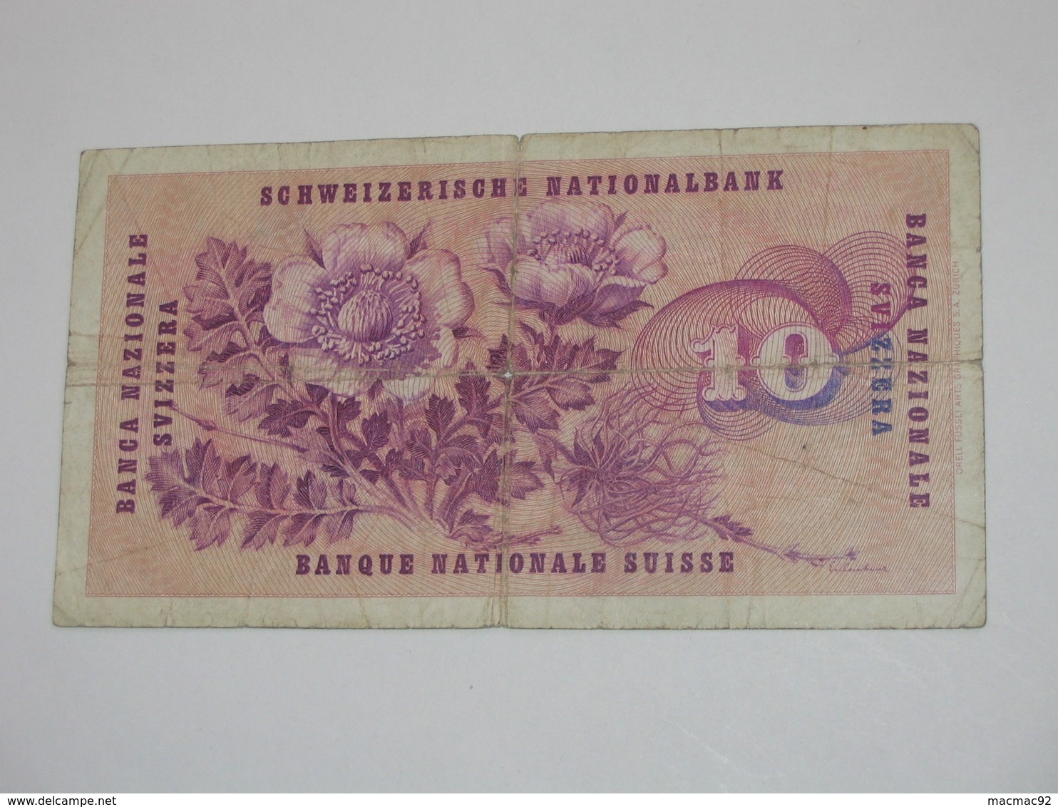 10 Francs SUISSE 1967 - Banque Nationale Suisse - Schweizerische Nationalbank   **** EN ACHAT IMMEDIAT ***** - Schweiz