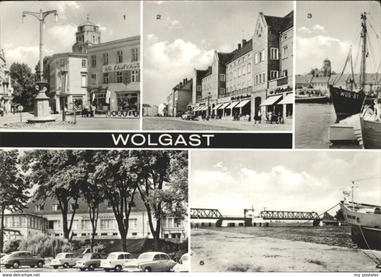 41235396 Wolgast Hafen, Platz Der Jugend, HO-Gaststaette - Wolgast