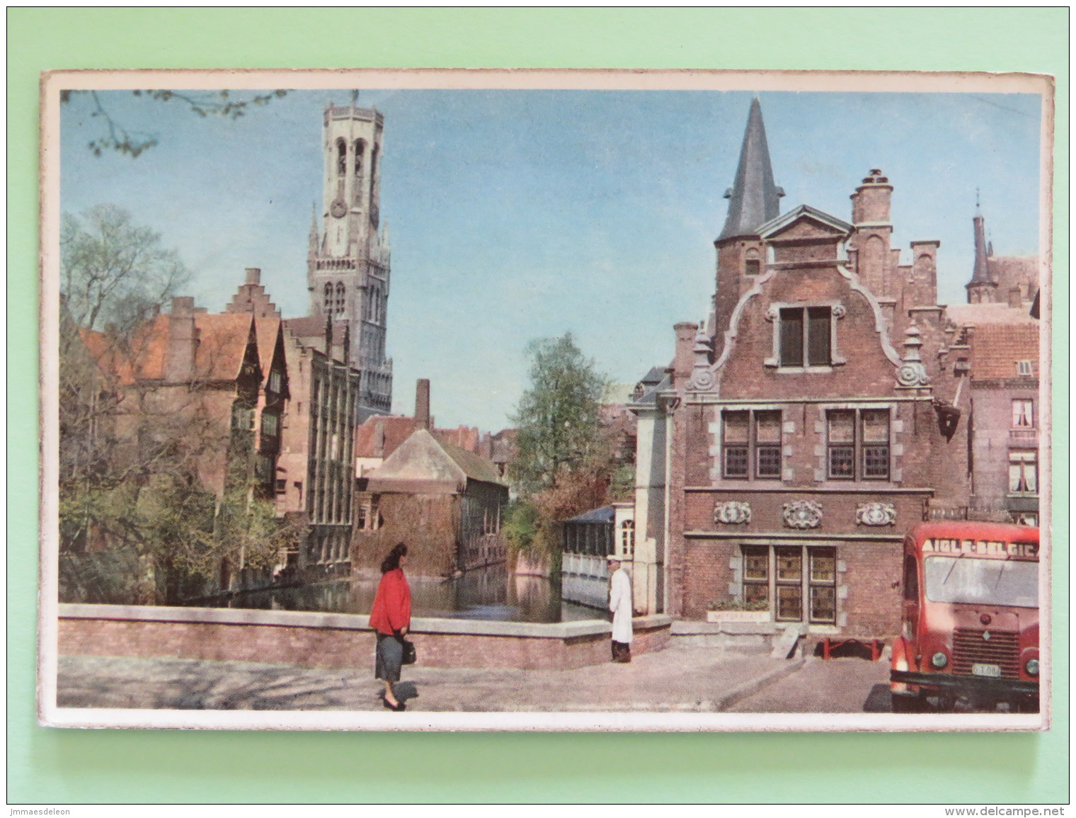 Belgium Around 1920 Postcard ""Bruges - Quai Du Rosaire"" - Briefe U. Dokumente