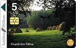 Latvia , Lettland , Lettonia - Summer Landscape Used Phone Chip Card - Lettonie