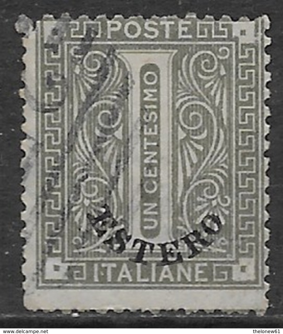 Italia Italy 1874 Estero De La Rue C1 Sa N.1 US - Emissioni Generali