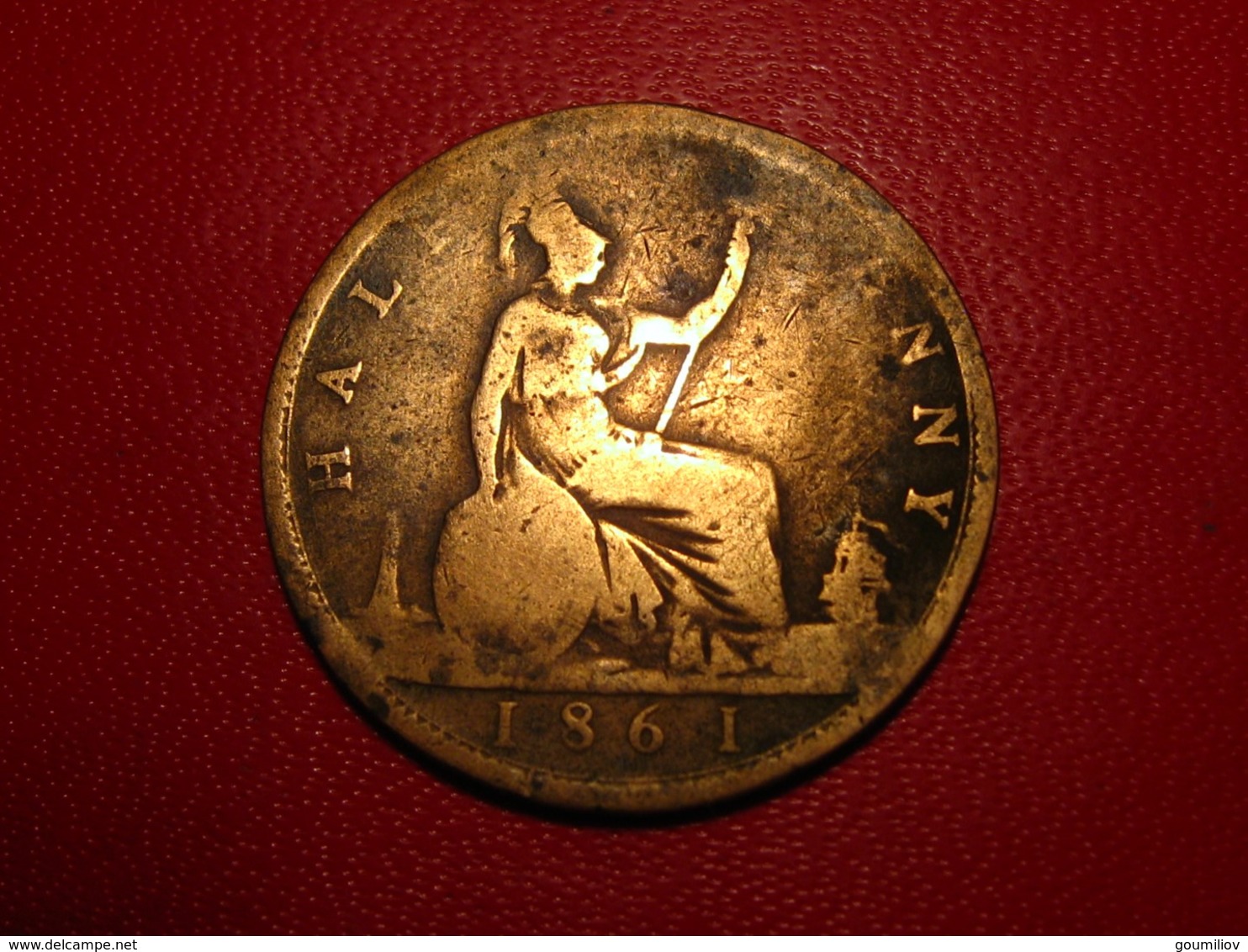 Royaume-Uni - UK - Half Penny 1861 Victoria 4294 - C. 1/2 Penny