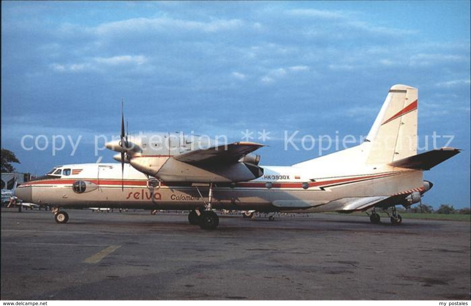 71872588 Flugzeuge Zivil Selva Colombia Antonov 32B HK-3930X Cn 3309 Flugzeuge Z - Otros & Sin Clasificación