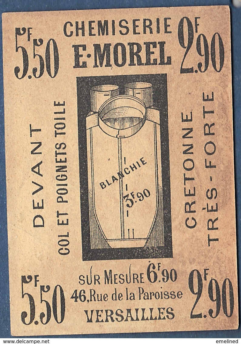 Chromo Doré Or Chemiserie E Morel Versailles 6 Arlequin Poichinelle Pierrot Coffre Volée De Coups De Batte - Other & Unclassified