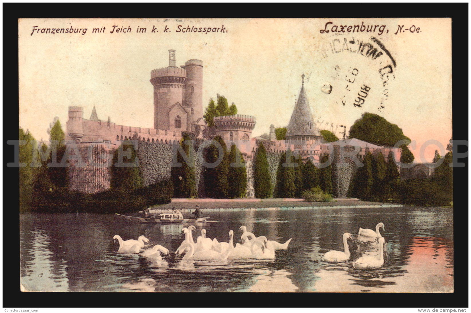 Laxenburg  Österreichisch-Ungarische   Cancel AK Ca1900 POSTCARD CPA (W4_4196) - Laxenburg