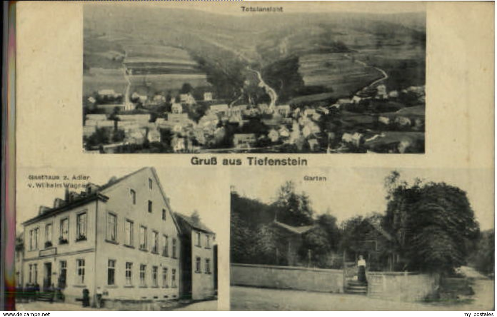 40195504 Tiefenstein Albtal Tiefenstein Waldshut-Tiengen Gasthaus Adler Ungelauf - Autres & Non Classés