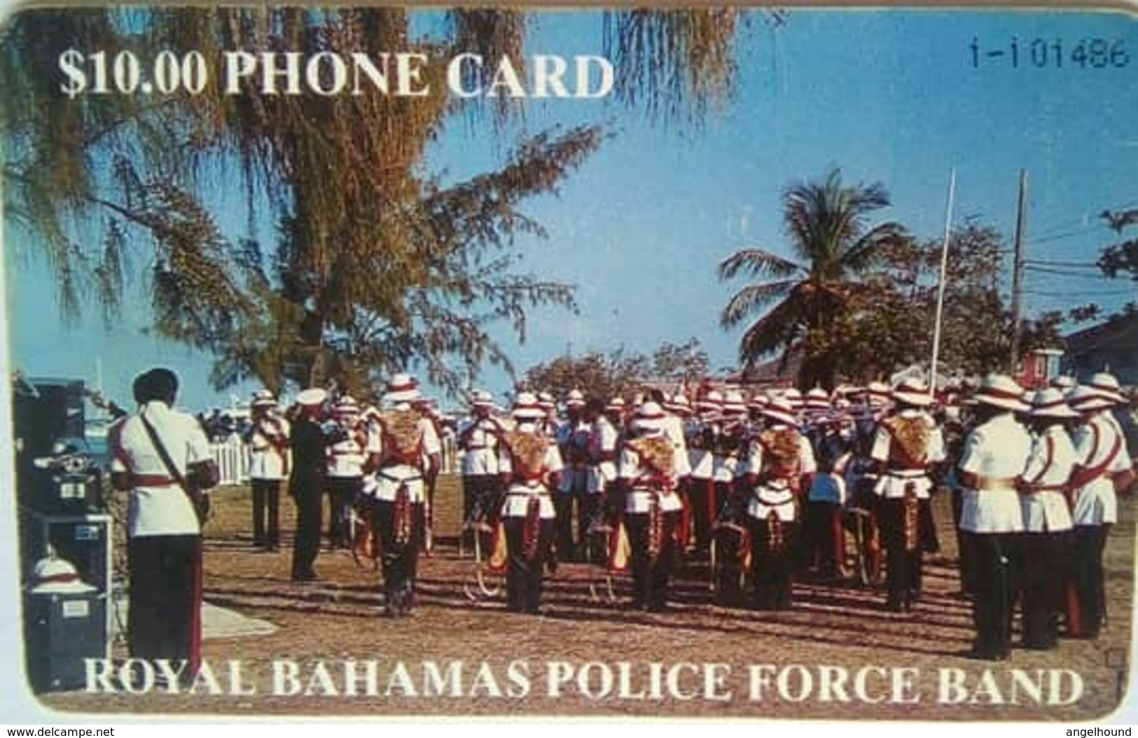 Bahamas $10 Police Band Black Number ( No Box ) - Bahamas