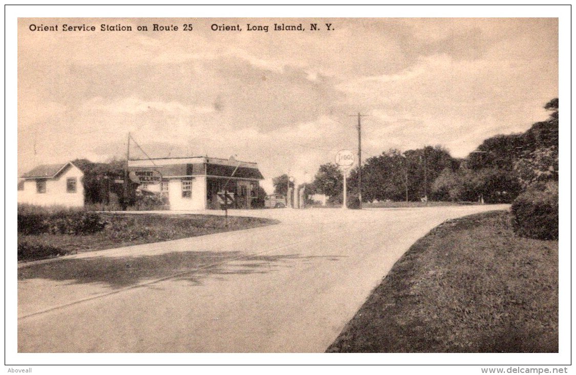 New York  Orient   Tydol Service Station On Rt.25 - Long Island