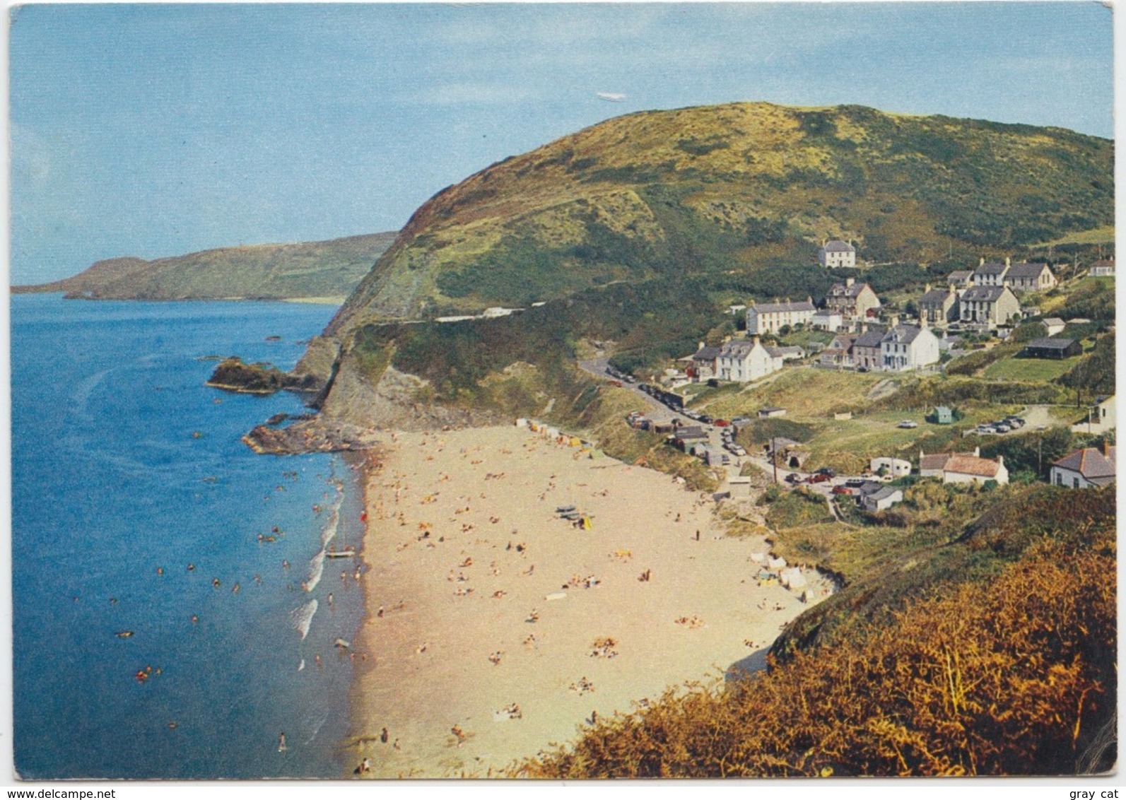 United Kingdom, Tresaith, Cardiganshire, Rugged Coast North Of Cardigan, 1971 Used Postcard [21096] - Cardiganshire