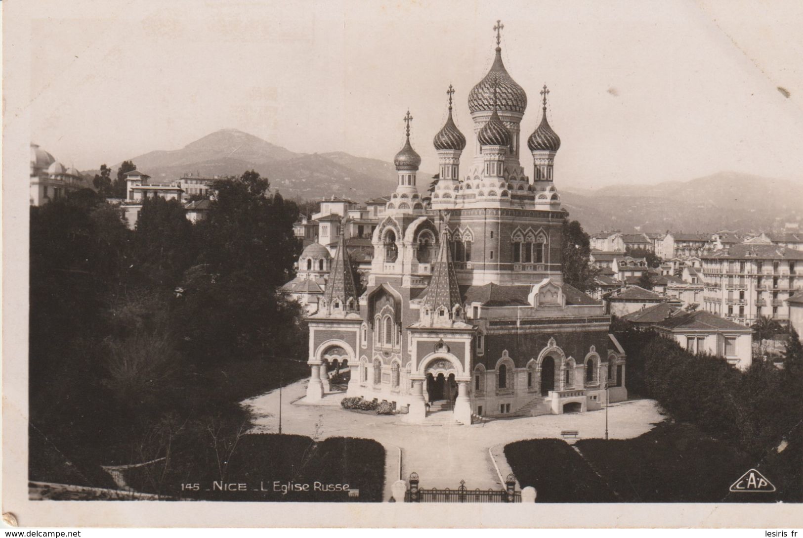 CPA - PHOTO - NICE - L'EGLISE RUSSE - C. A. P.  - 145 - Autres & Non Classés