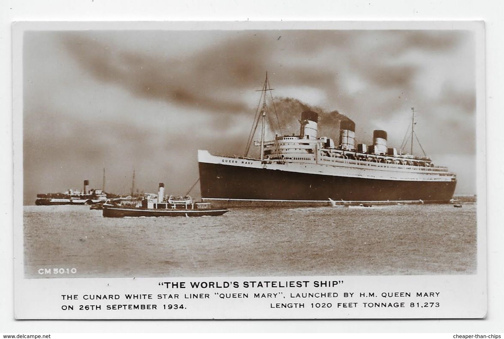 Queen Mary - "The World's Stateliest Ship" - Piroscafi