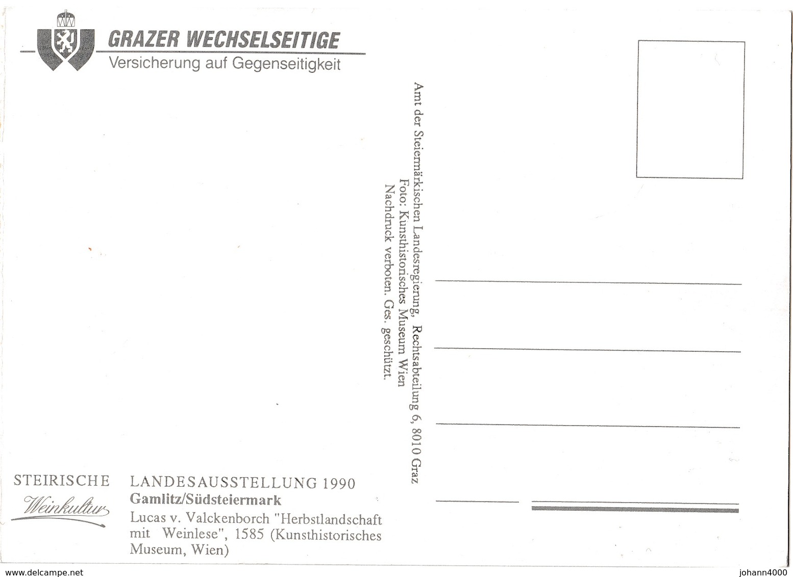 Österreich Steirische Landesausstellung 1990 Gamitz - Gamlitz