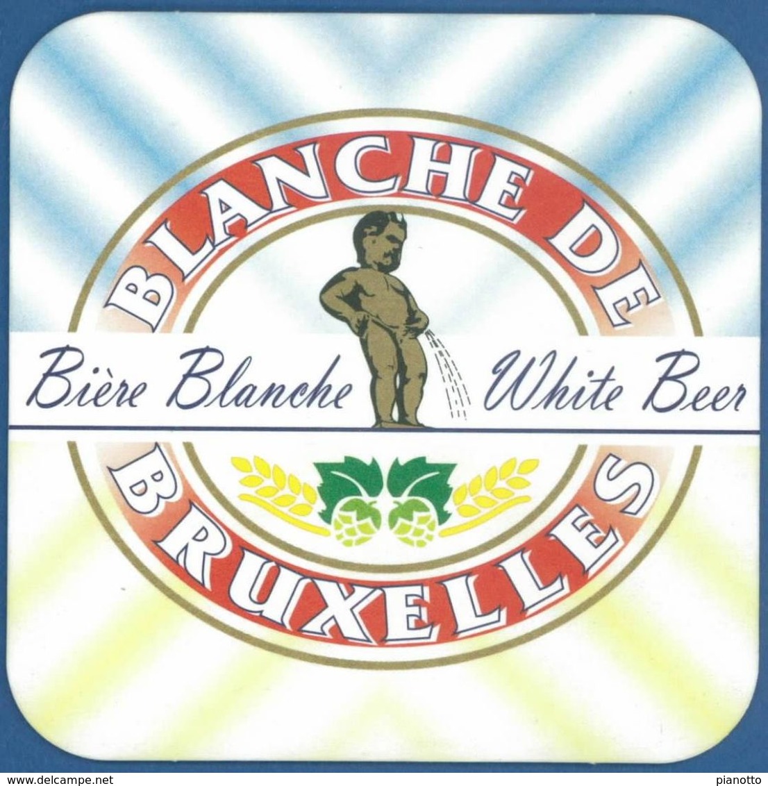 Russia - Bierdeckel - Blanche De Bruxelles - Sous-bocks