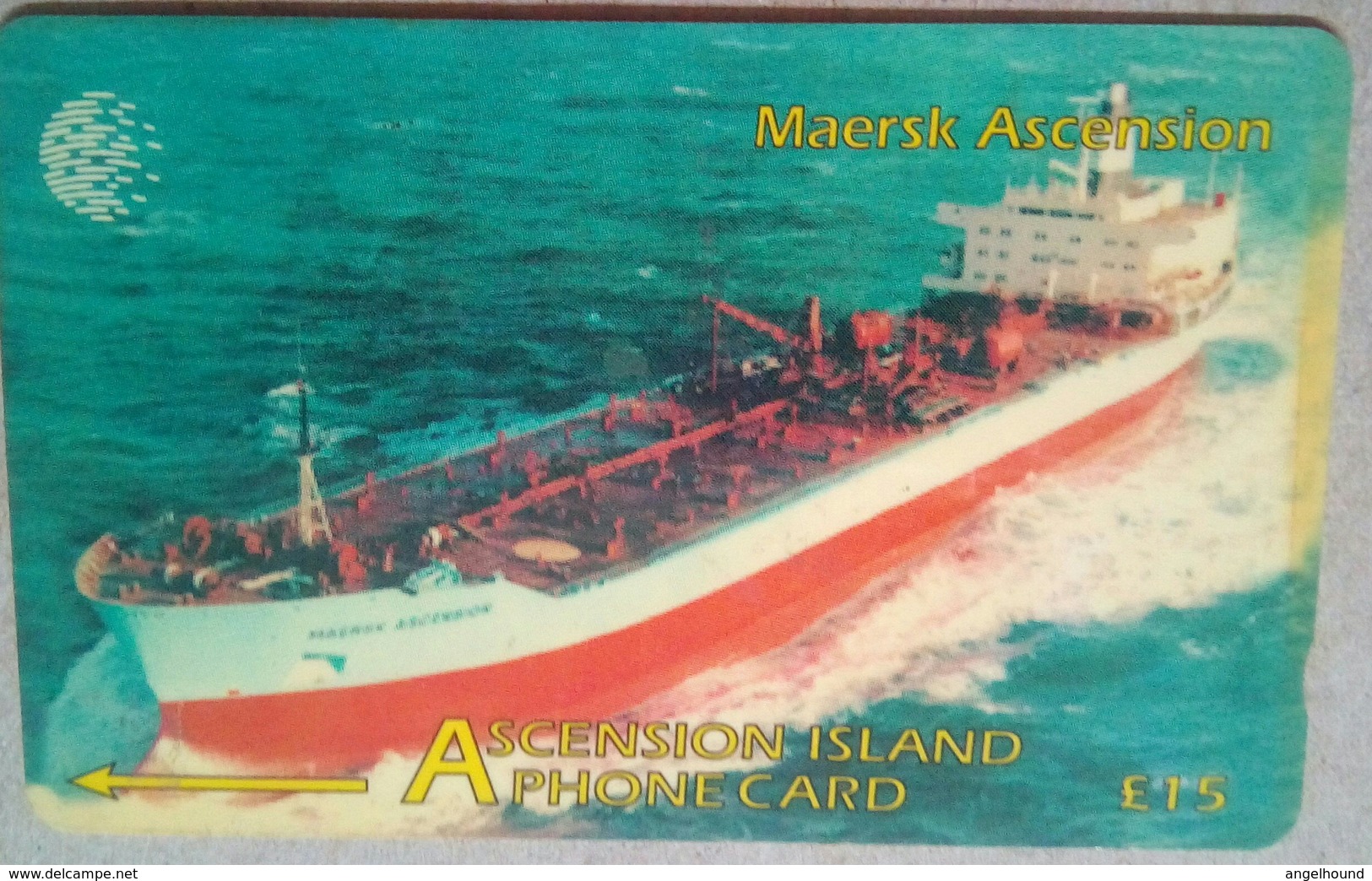 Ascension Island 268CASB Maersk 15 Pounds - Ascension