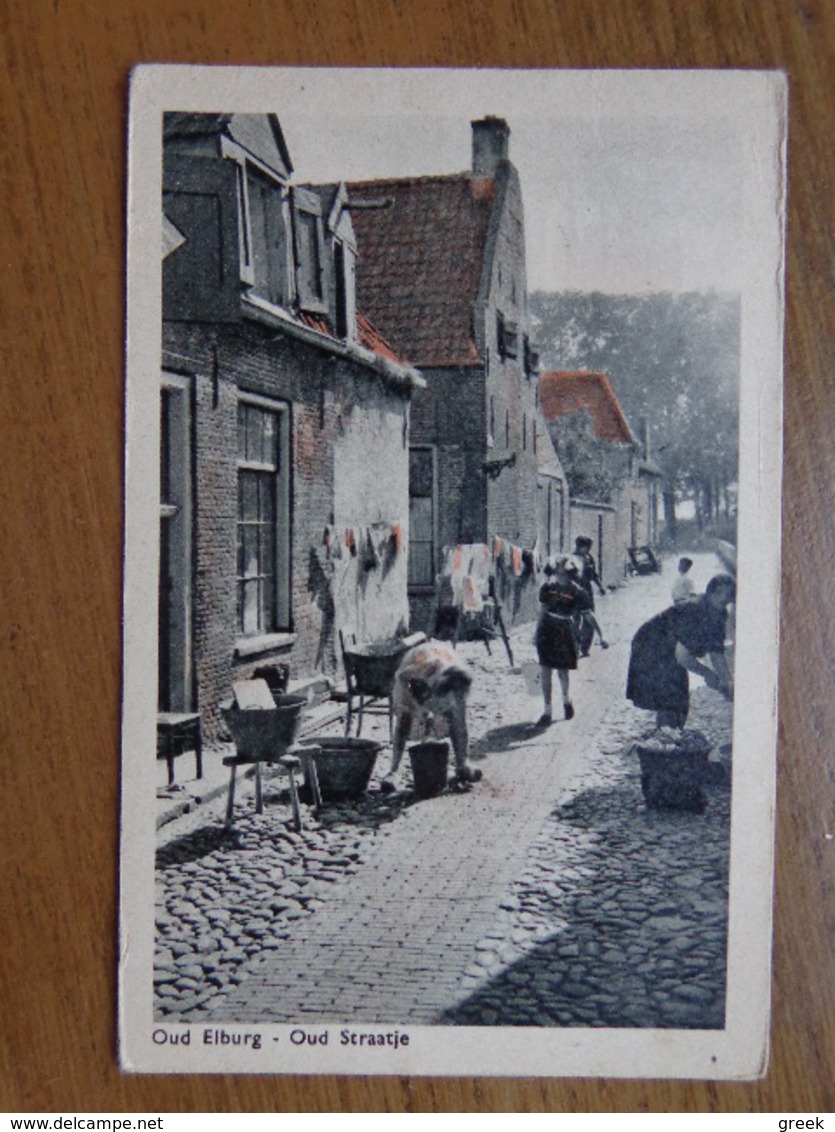 Nederland / Oud Elburg, Oud Straatje --> Beschreven 1948 - Autres & Non Classés