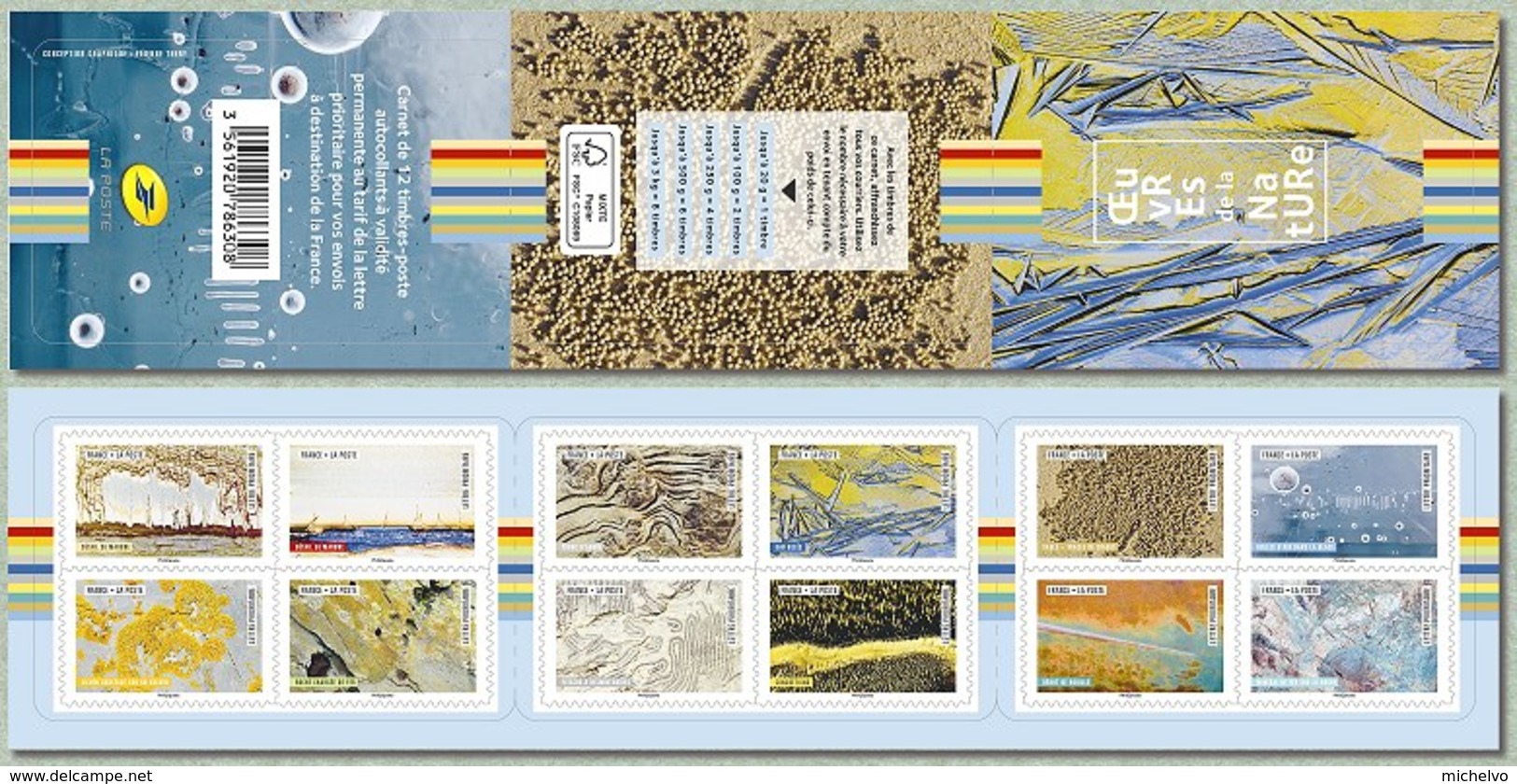 France 2018 - Yv B° BC1502 ** - Carnet - Oeuvre De La Nature (timbres 1502 à 1513) - (Mi N° 6927/6938 MH) - Nuovi