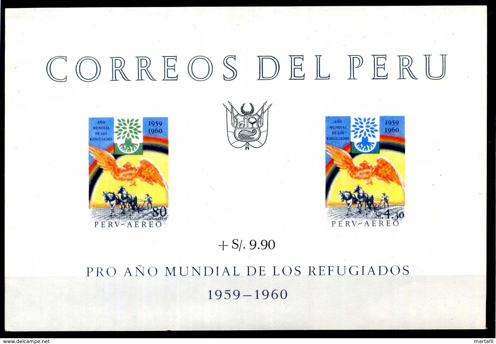 1960 PERU' BF3 MNH** - Peru