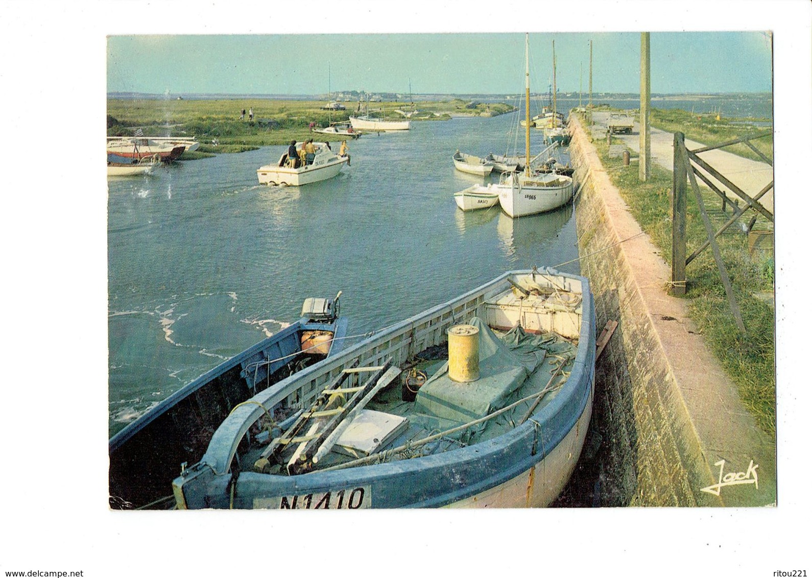 Cpm - 44 -  Mesquer Quimiac - Le Port De Kercabellec - Jack 2849 - 1976 - Bateaux - Mesquer Quimiac