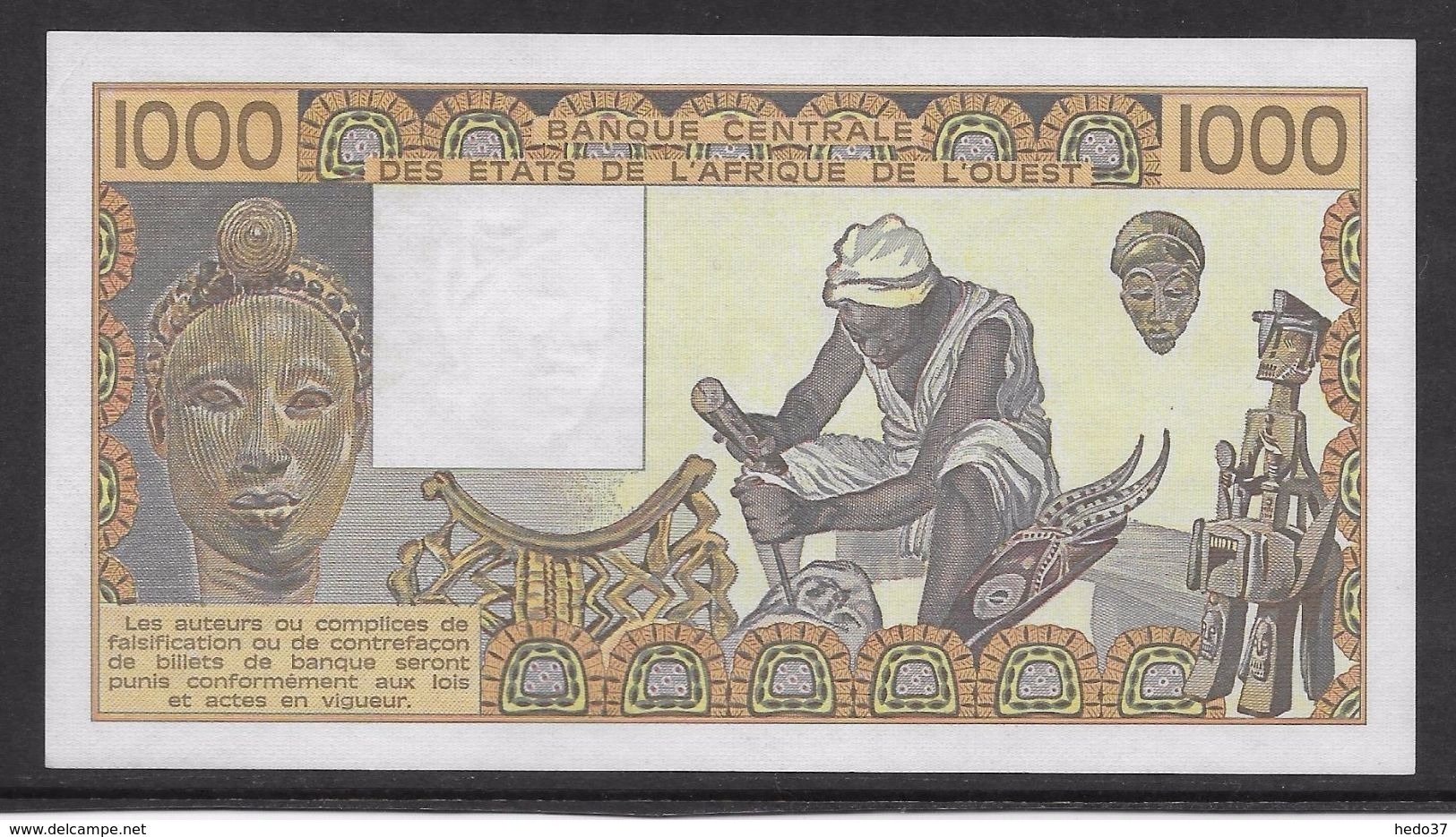 Côte D'Ivoire - 1000 Francs - 1981 -  Pick N°107Ab - Neuf - Ivoorkust