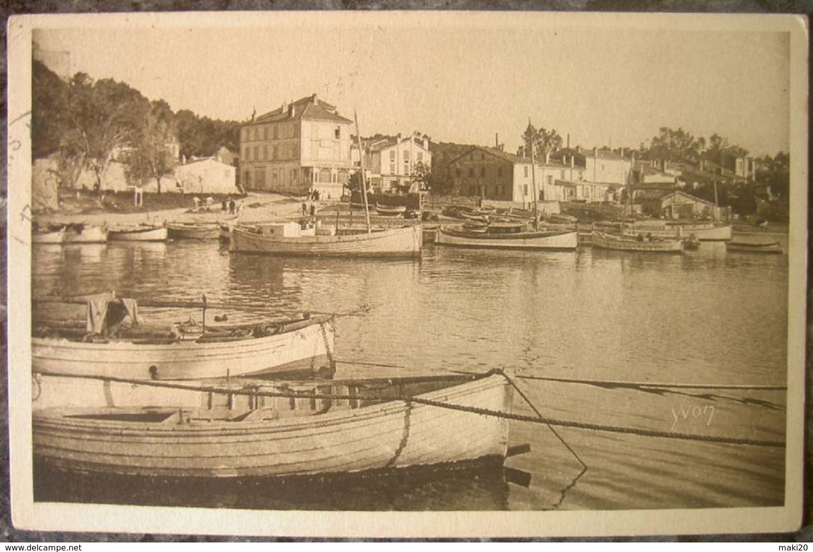 (83).ILE DE PORQUEROLLES.PANORAMA PRIS DE LA JETEE.CIRCULE 1929. - Porquerolles