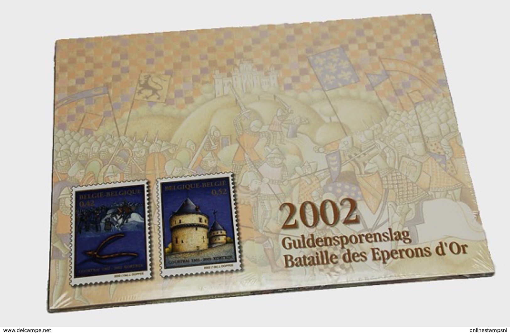 Belgium Complete Yearbook 2002, Postfrisch/neuf Sans Charniere /MNH/** Cat Value OBP € 93 Face Value € 74 - Full Years