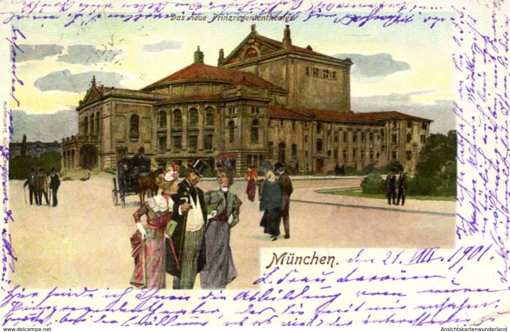 003521 München - Das Neue Prinzregententheater 1901 - Muenchen