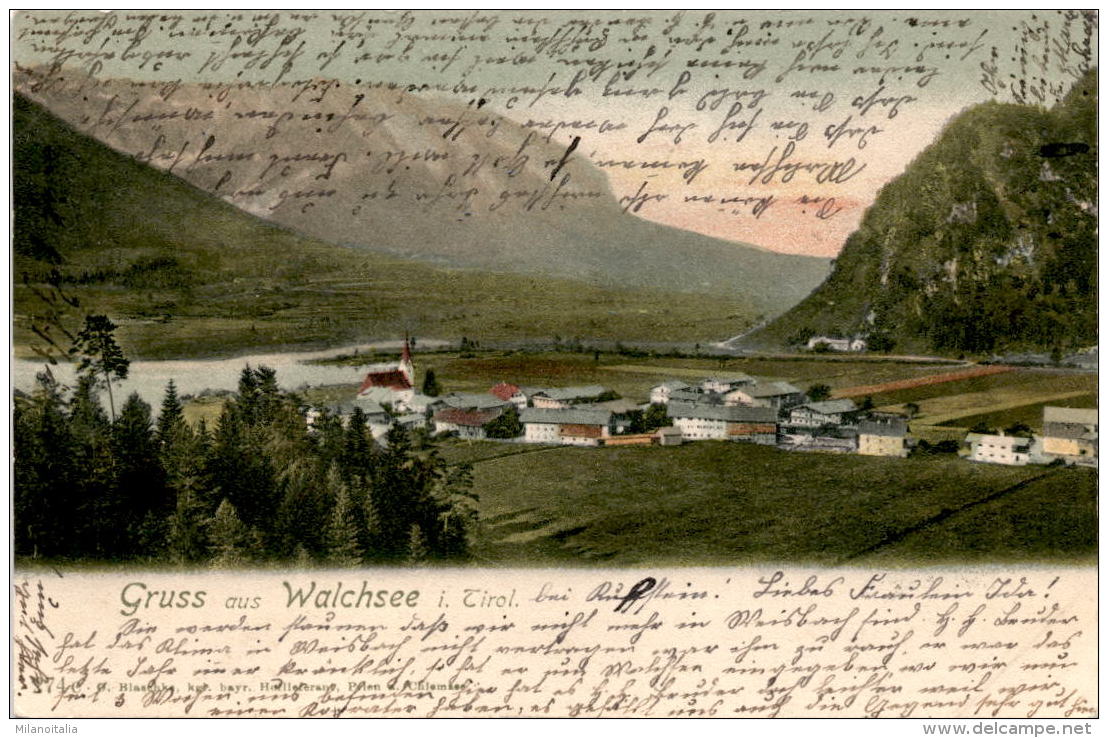 Gruss Aus Walchsee In Tirol (274) * 6. 10. 1904 - Sonstige & Ohne Zuordnung