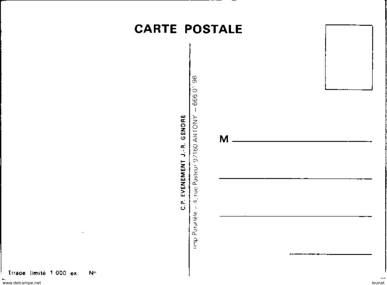 Evénement - Manifestation De Motards Contre La Vignette - Paris 4/11/79 - Tirage à 1000 Exemplaires N°238 - Betogingen